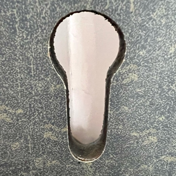 HANGING DISTRESSED BLUE WOOD FRAME MIRROR with KNOBS - Picture 4 of 8